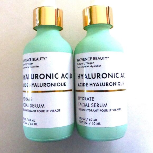 New! 2x Hyaluronic Acid Serum, Vegan Cruelty-free Skincare, Provence Beauty - Picture 1 of 6